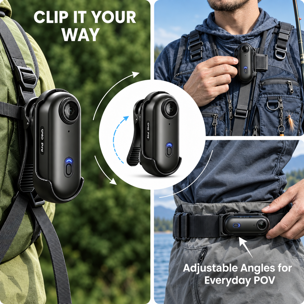 Hands-Free POV Camera So You Never Miss a Catch
